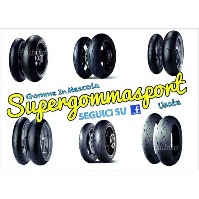 Gomme moto pista strada nuove usate