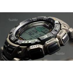 Casio pro trek solar prg-240t-7ver titanium nuovo