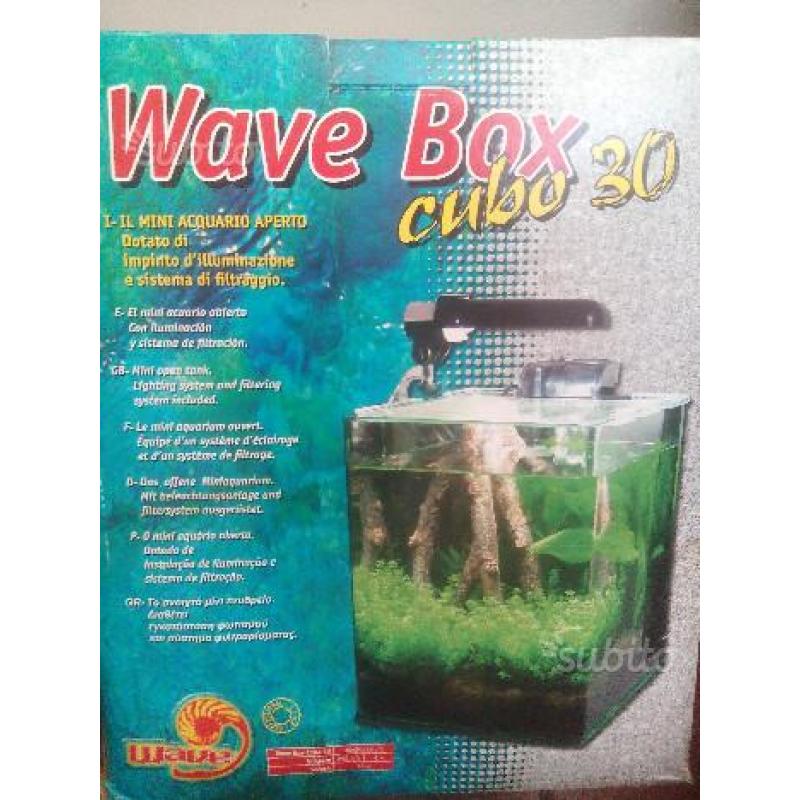 Acquario wave 30 litri usato