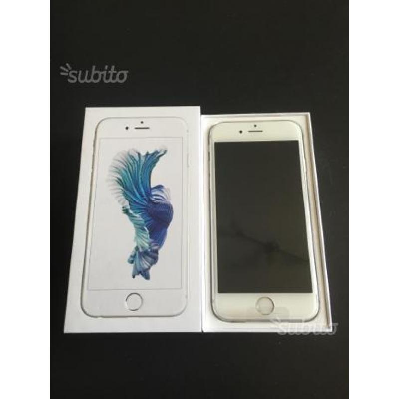 IPHONE 6s 64gb SILVER NUOVO ANCORA DA ATTIVARE