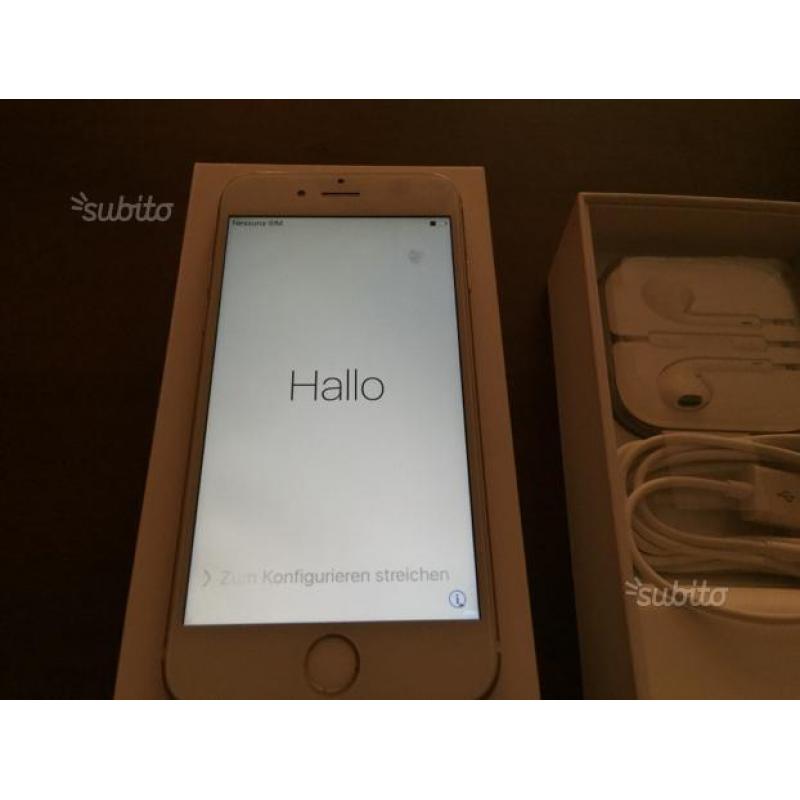 Apple IPhone 6 gold 16 giga scatola accessori