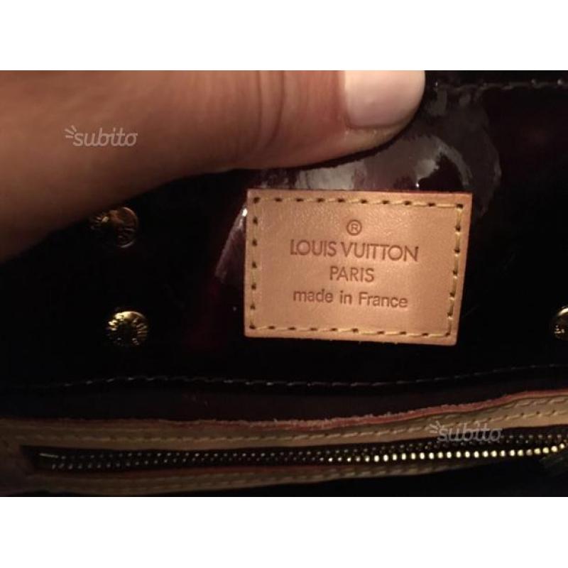 Borsa "Louis Vuitton" in vernice monogram amaranto