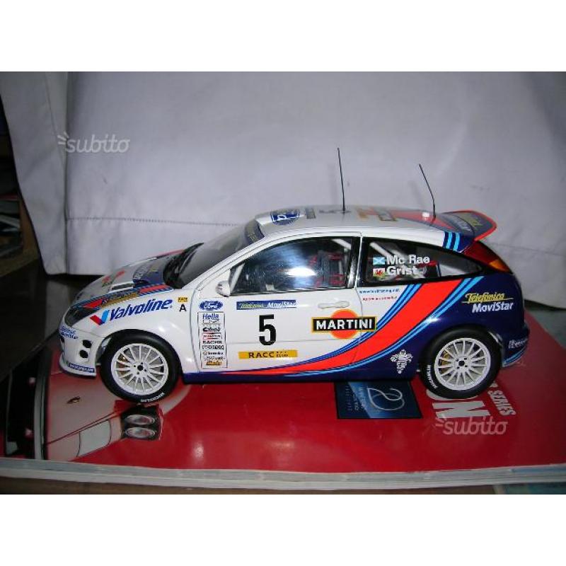 Focus WRC 1 18 Autoart winner Catalunya 2000 McRae