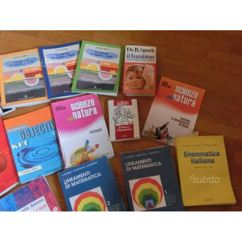 Stock di 25 libri scolastici a 2