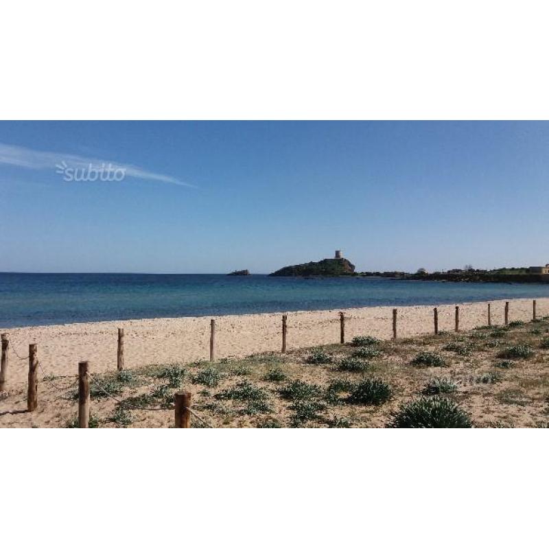 SARDEGNA villetta al mare sulla spiaggia di NORA