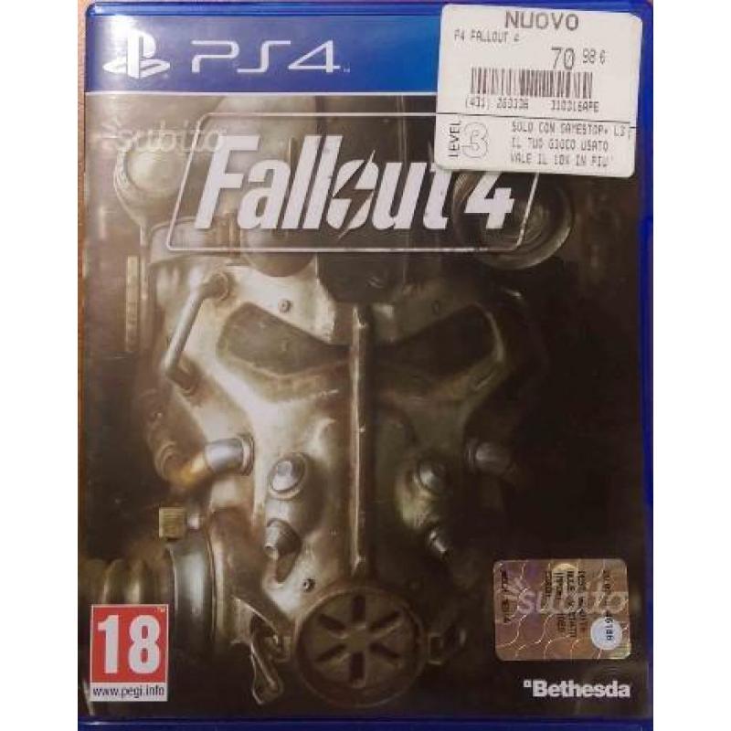 FALLOUT 4 per PS4 COME NUOVO