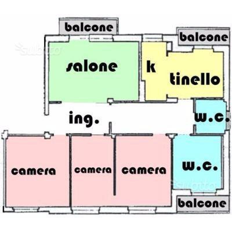 Ultimo piano 120 mq ristrutturati a nuovo