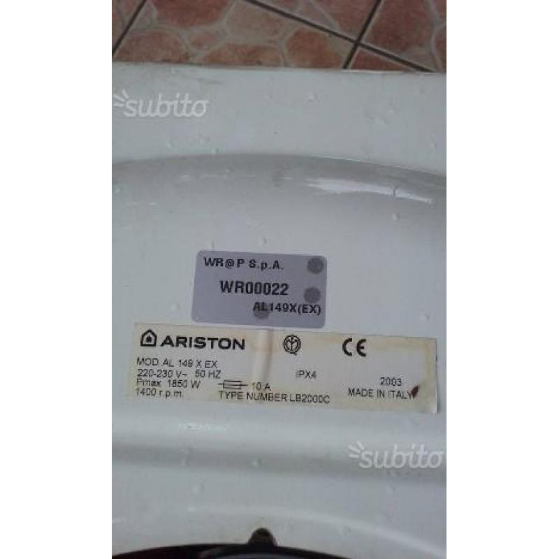 Ricambi usati lavatrice Ariston Mod. AL 149 X EX