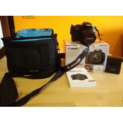 Canon EOS600D 18-55 con accessori perfetta