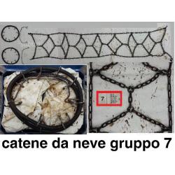 Catene da neve rombo 9 mm gr. 7 in valigetta