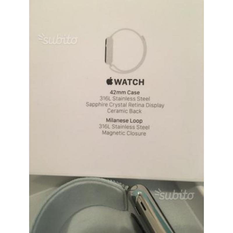 Watch apple 42mm maglia milanese loop