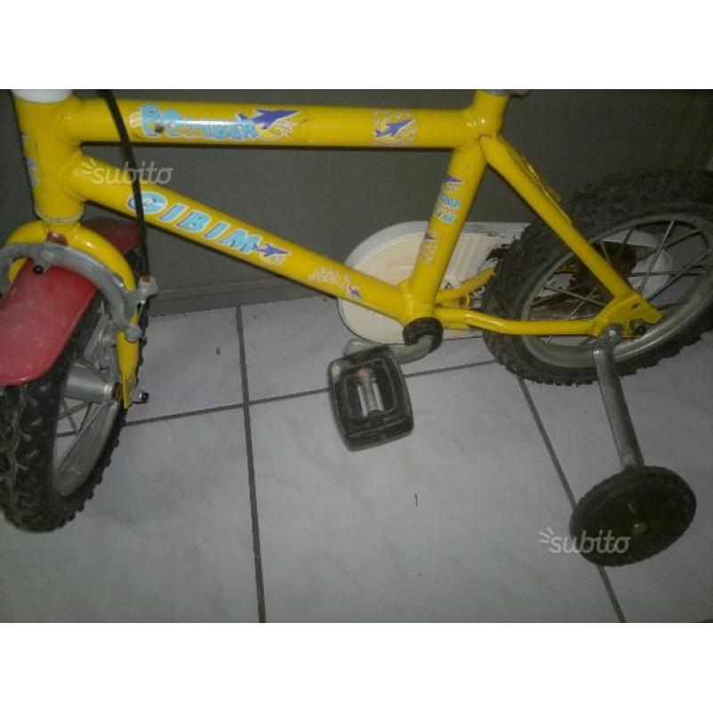 Bici 12 Gibim Bike con Rotelle