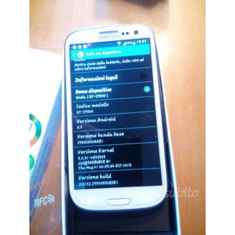 Samsung S3 i9300 perfetto pari al nuovo bianco