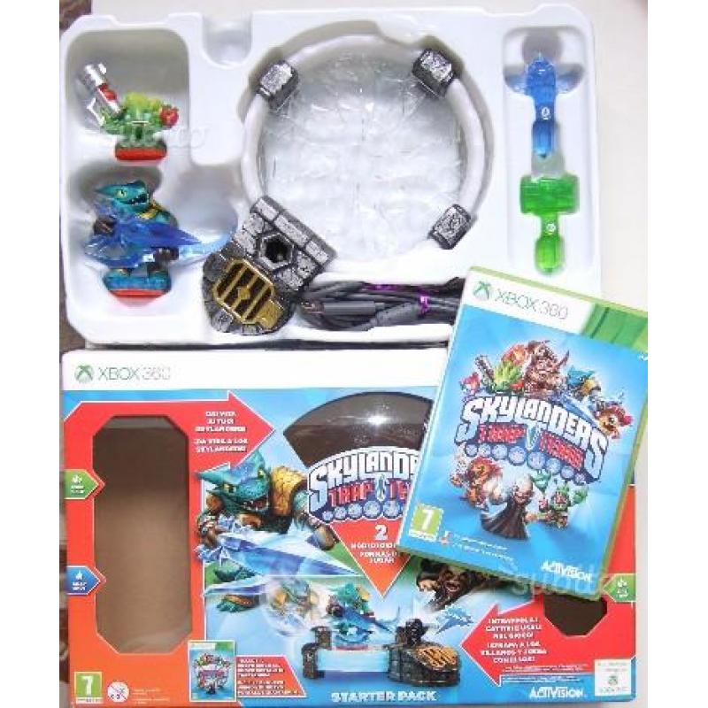 Xbox360 Skylanders Trap Team ed accessori