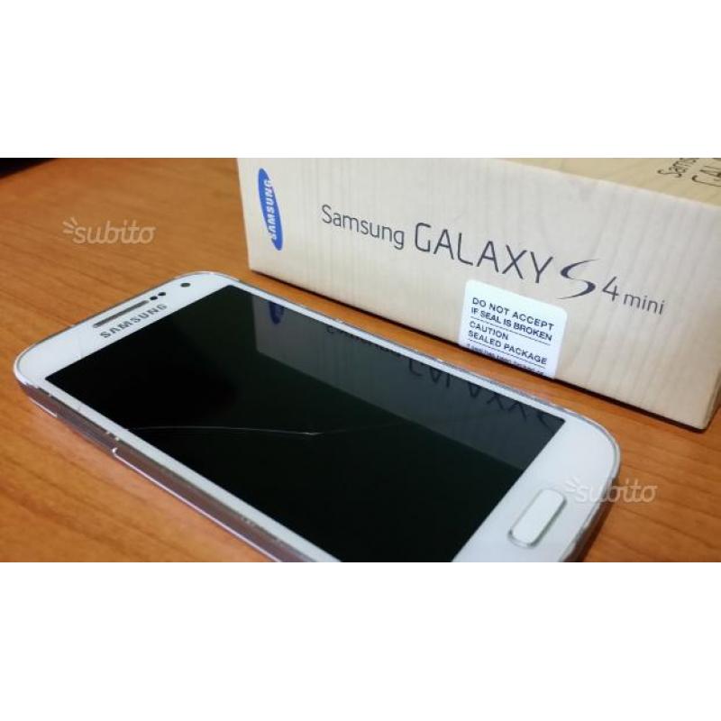 SAMSUNG GALAXY S4 MINI con scatola e caricatore