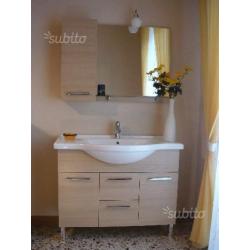 Mobile bagno rovere sbiancato o venghè da 105 cm