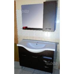 Mobile bagno rovere sbiancato o venghè da 105 cm